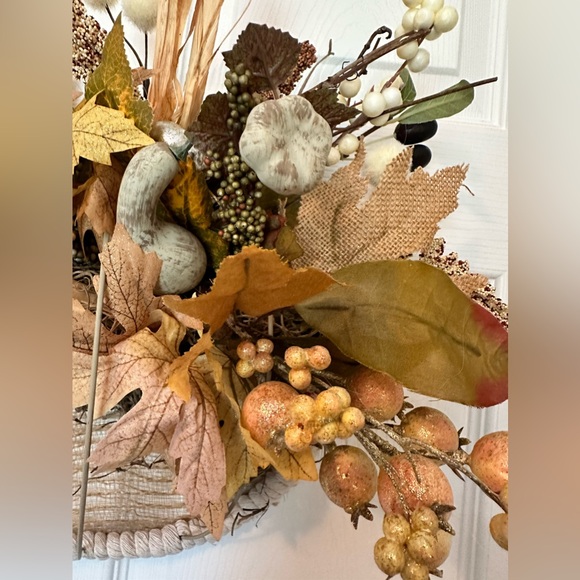 Pumpkin Fall Wreath - Picture 6 of 6